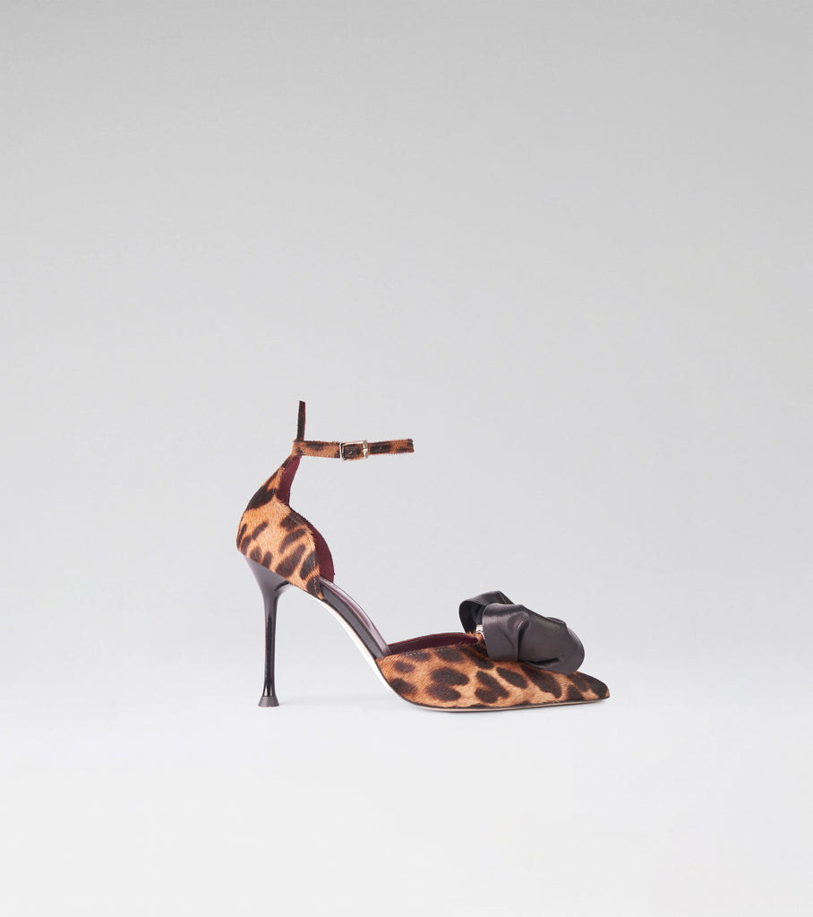 Leopard pumps for women